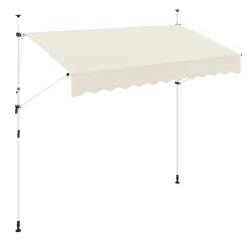 Balkonmarkise 300 x 120 cm beige