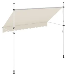 Balkonmarkise 300 x 120 cm beige