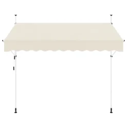 Balkonmarkise 300 x 120 cm beige