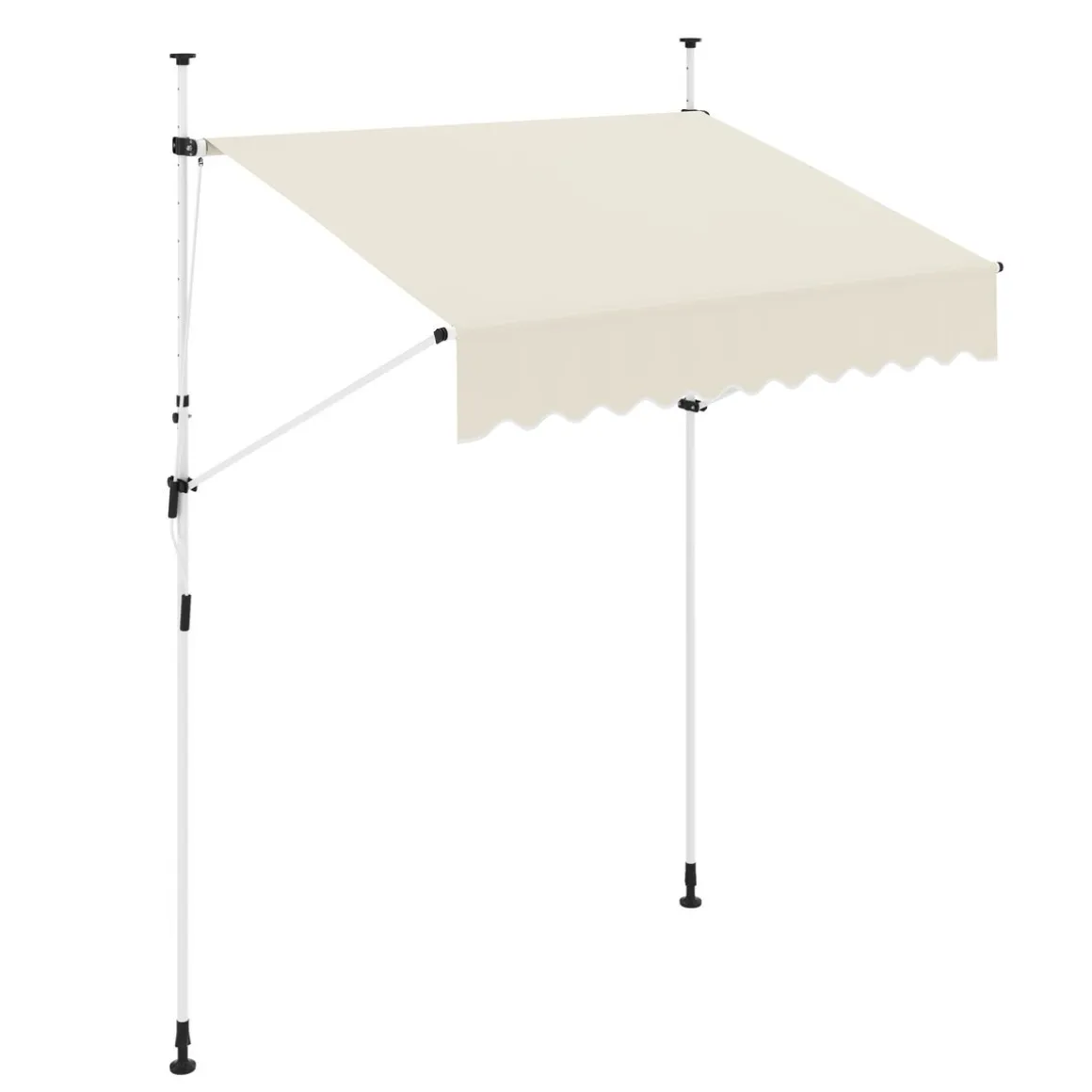 Balkonmarkise 200 x 120 cm beige