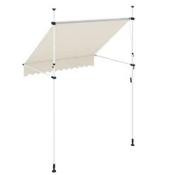 Balkonmarkise 200 x 120 cm beige
