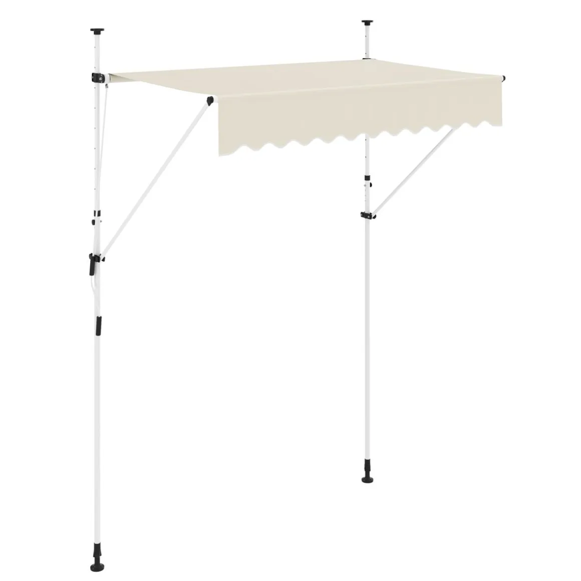 Balkonmarkise 200 x 120 cm beige