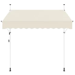 Balkonmarkise 250 x 120 cm beige