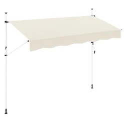 Balkonmarkise 350 x 120 cm beige