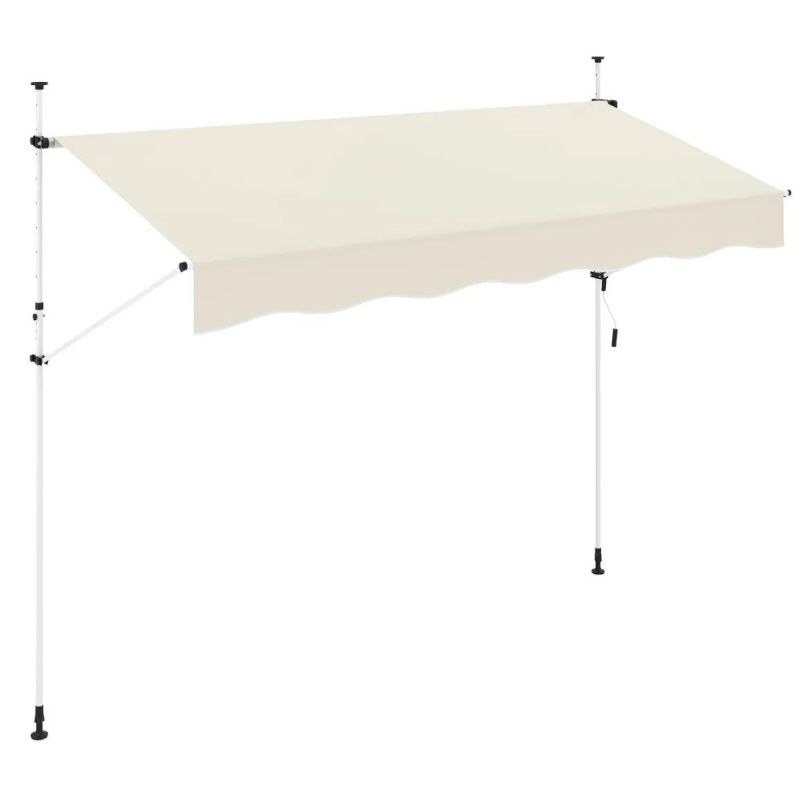 Balkonmarkise 350 x 120 cm beige