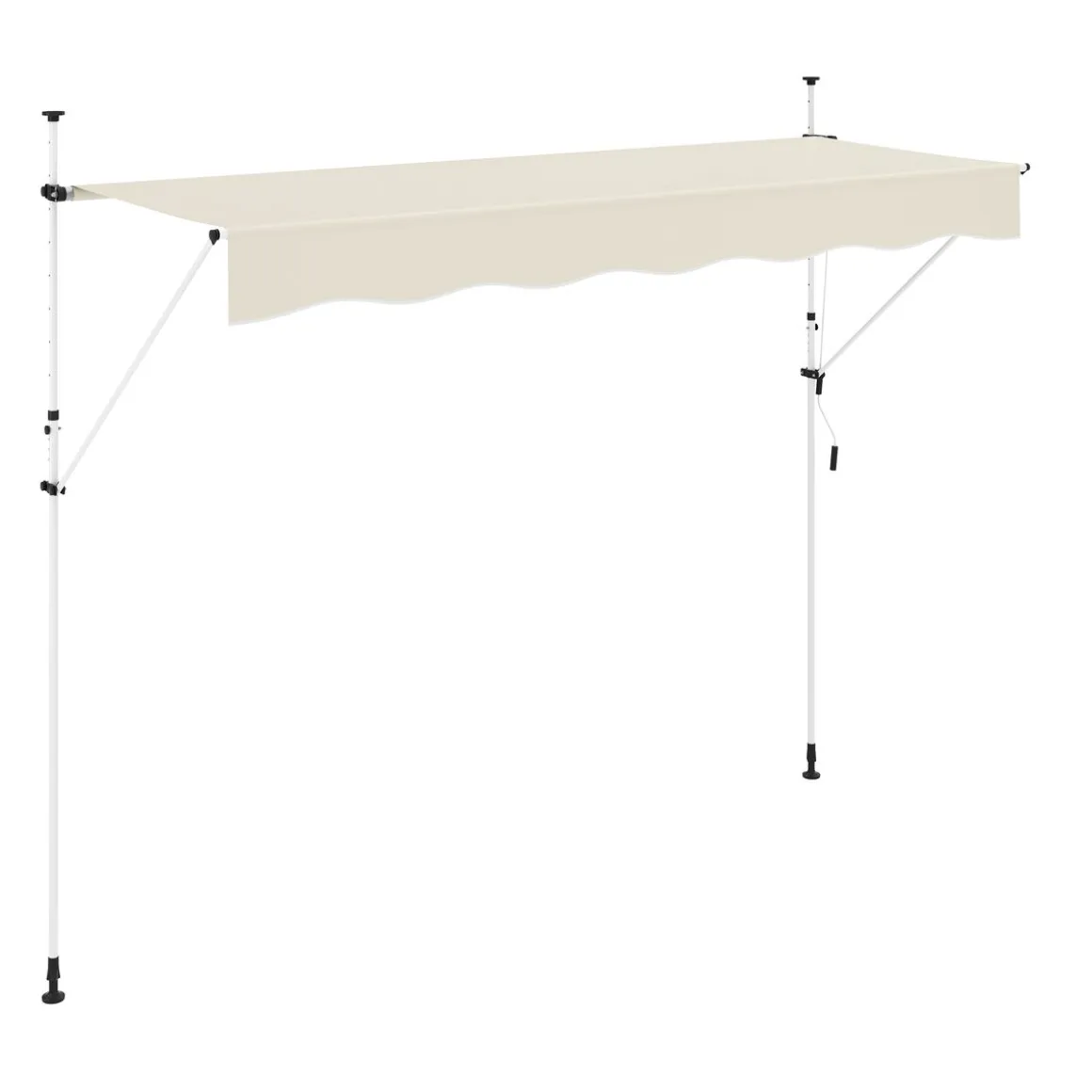 Balkonmarkise 350 x 120 cm beige