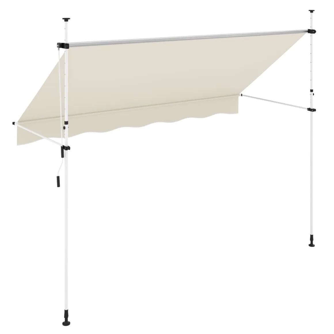 Balkonmarkise 350 x 120 cm beige