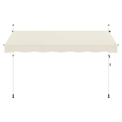 Balkonmarkise 400 x 120 cm beige