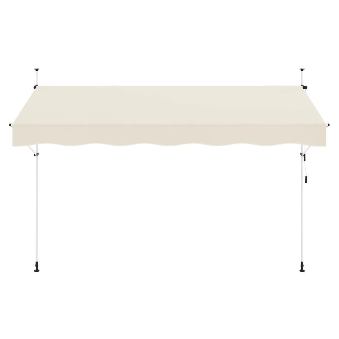 Balkonmarkise 400 x 120 cm beige