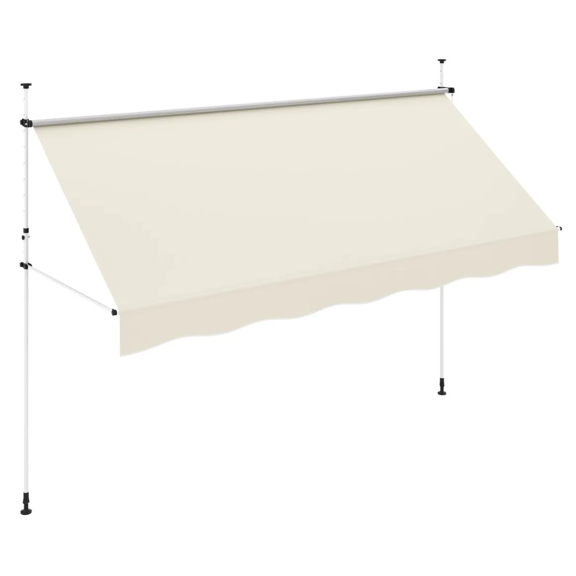 Balkonmarkise 400 x 120 cm beige