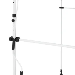 Balkonmarkise 250 x 120 cm blau/weiss