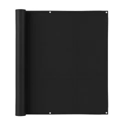 Balkonsichtschutz PE 600 x 75 cm anthrazit