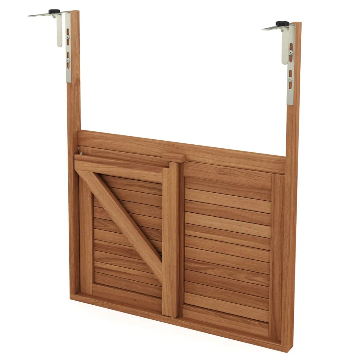Balkontisch klappbar Holz 70 x 49 cm