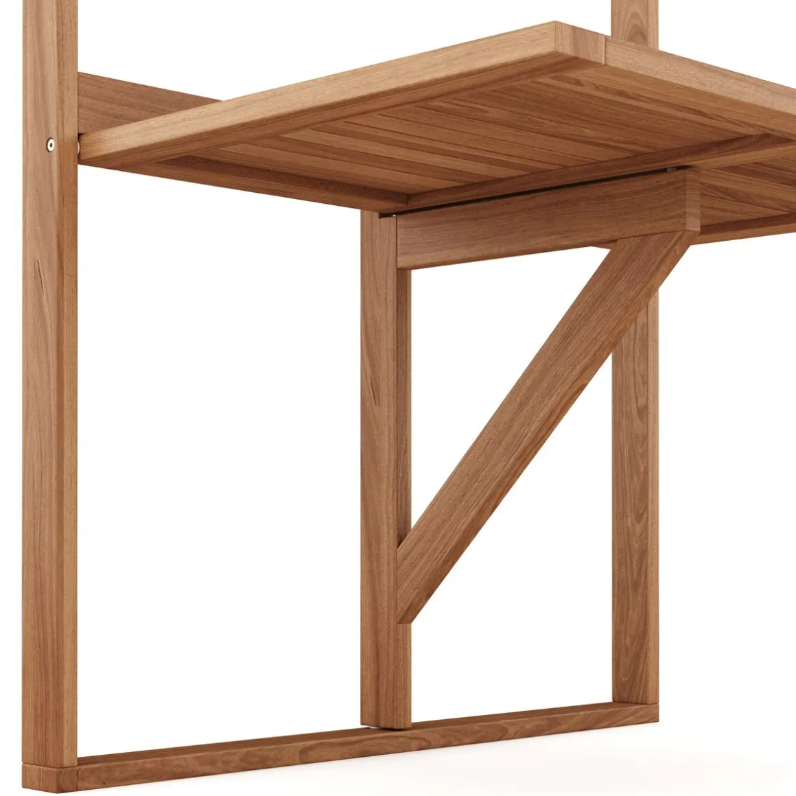 Balkontisch klappbar Holz 70 x 49 cm