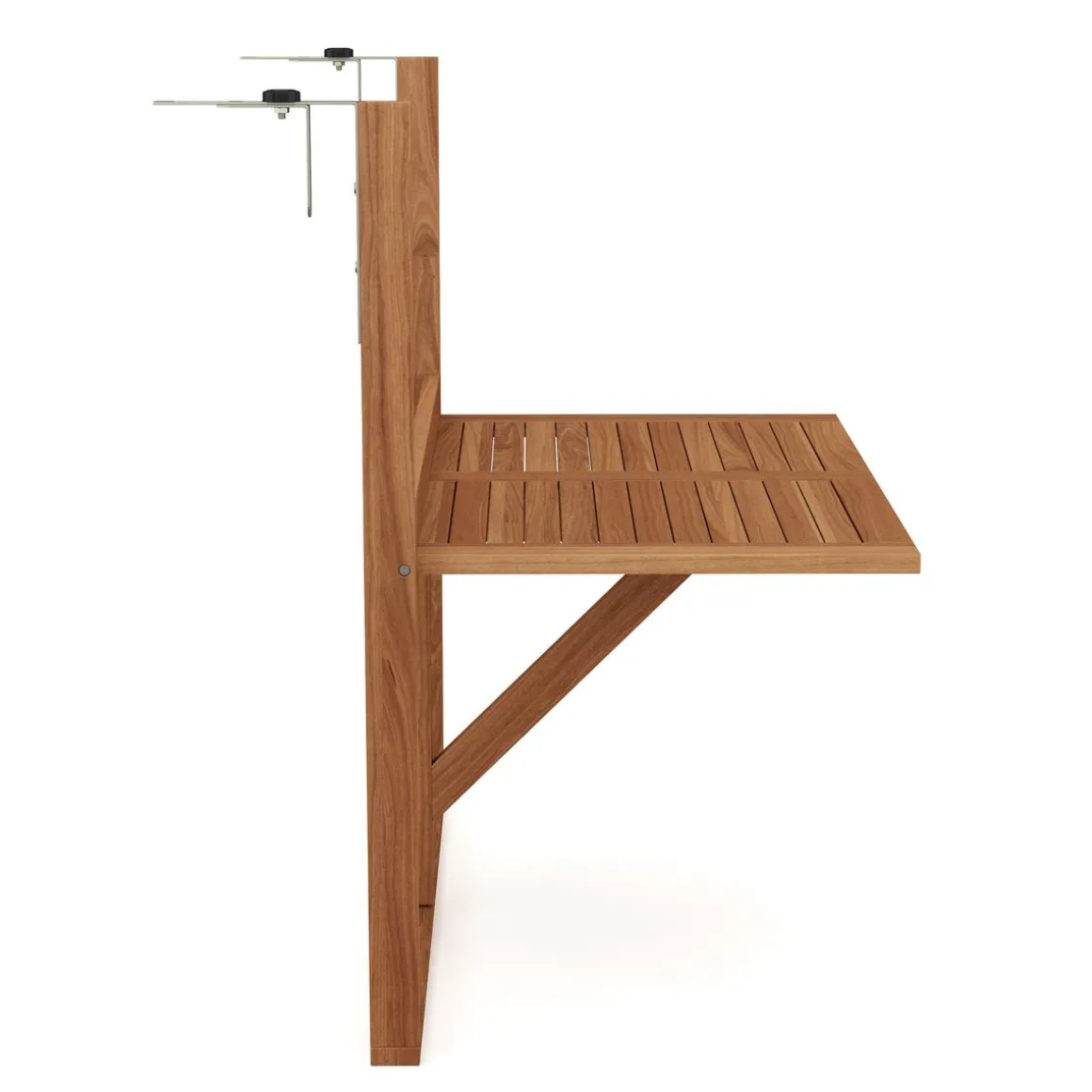 Balkontisch klappbar Holz 70 x 49 cm