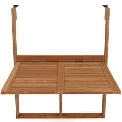 Balkontisch klappbar Holz 70 x 49 cm