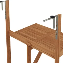 Balkontisch klappbar Holz 70 x 49 cm