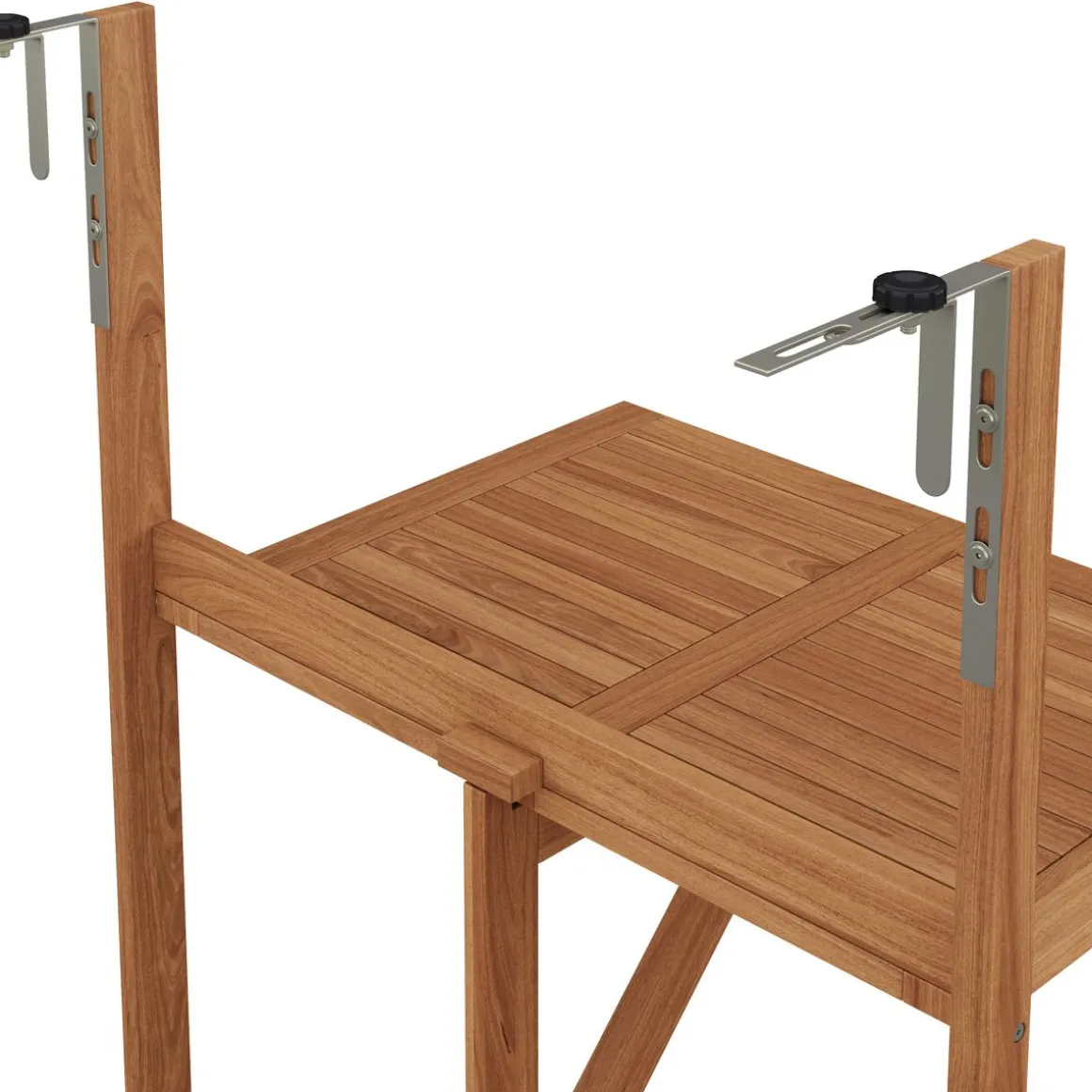 Balkontisch klappbar Holz 70 x 49 cm