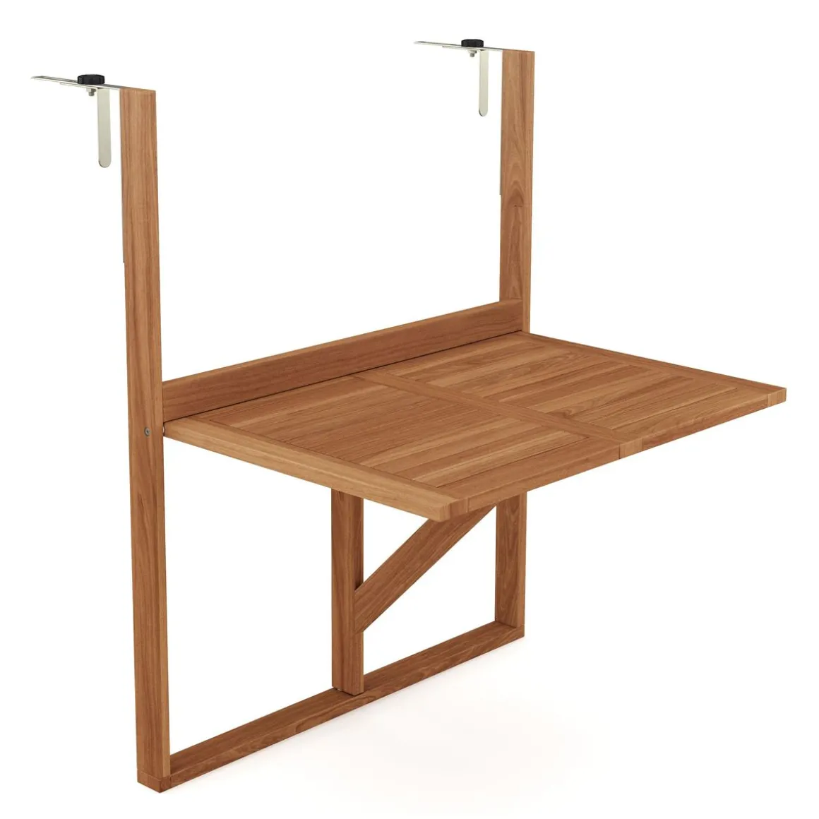 Balkontisch klappbar Holz 70 x 49 cm