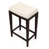 Barhocker ALONSO beige/dunkelbraun | GONSER.CH
