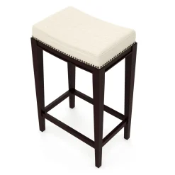 Barhocker ALONSO beige/dunkelbraun | GONSER.CH
