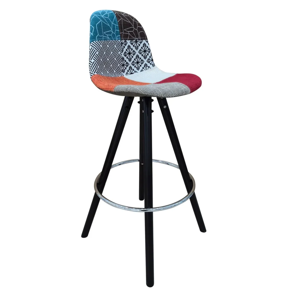 Barhocker AMALIA 2er Set bunt/schwarz | GONSER.CH