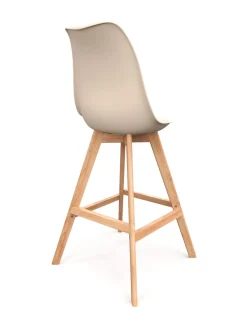 Barhocker AMELIA 2er Set beige