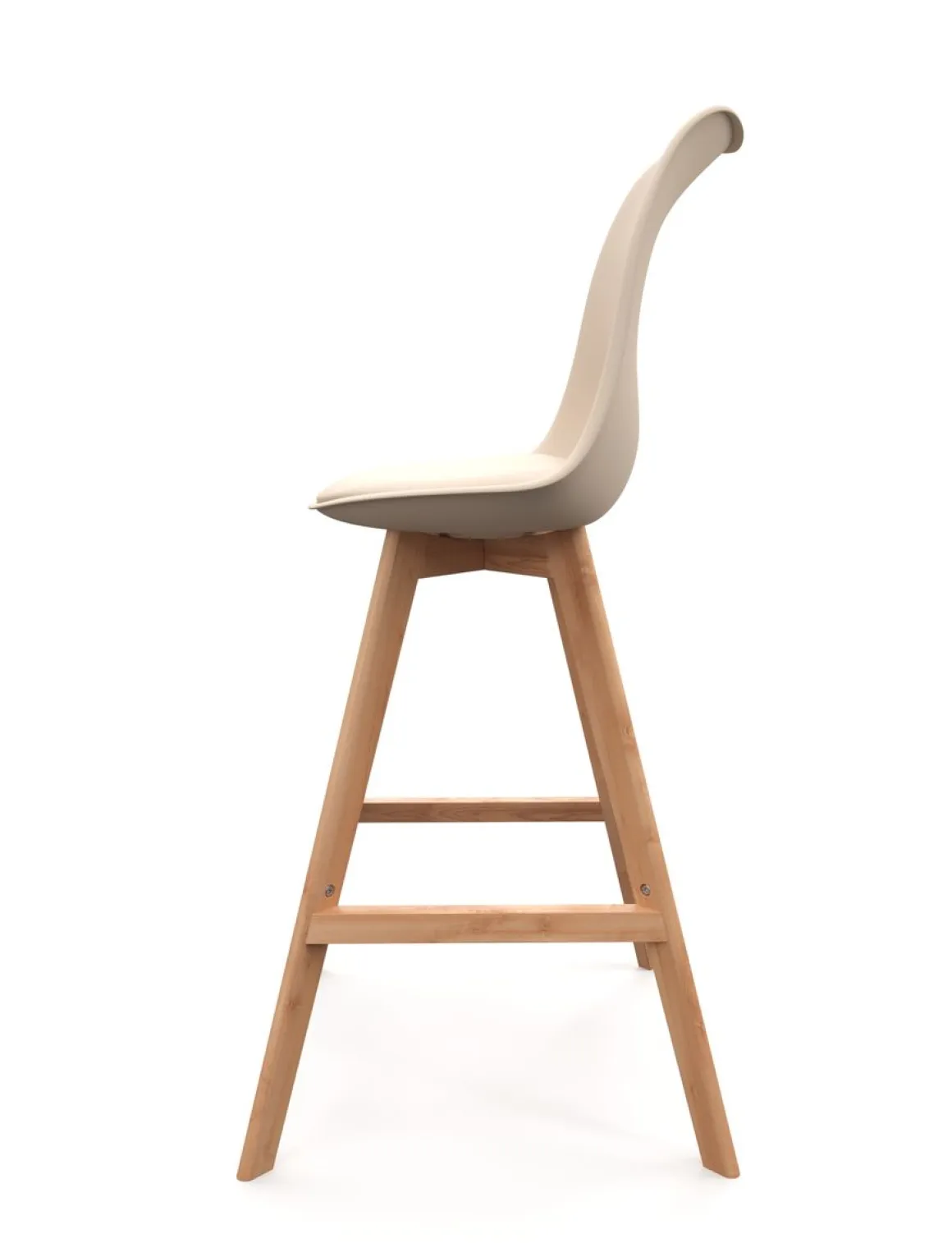 Barhocker AMELIA 2er Set beige