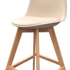Barhocker AMELIA 2er Set beige