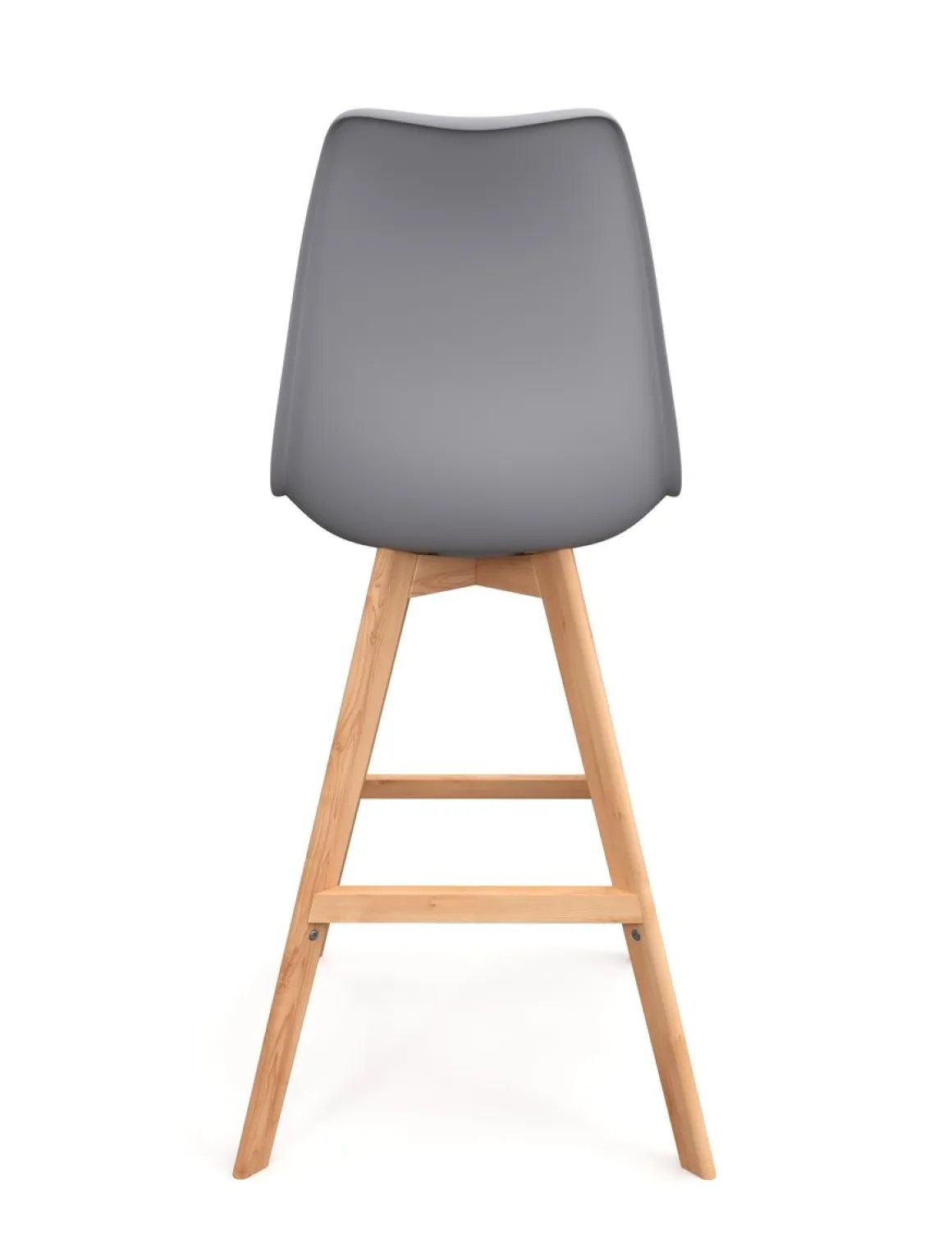 Barhocker AMELIA 2er Set grau