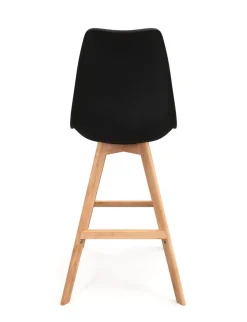 Barhocker AMELIA 2er Set schwarz