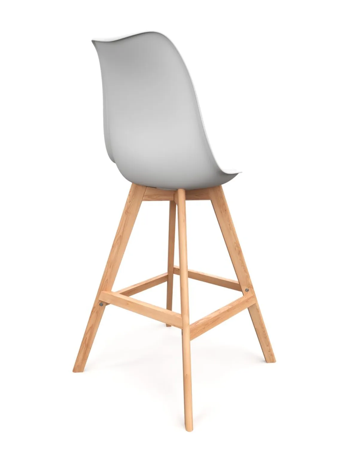 Barhocker AMELIA 2er Set weiss