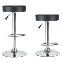 Barhocker BALI 2er Set schwarz