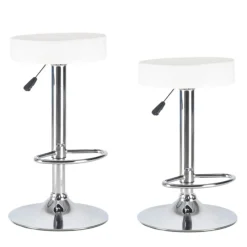 Barhocker BALI 2er Set weiss | GONSER.CH