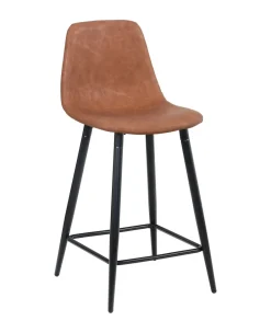 Barhocker DAVY 2er Set braun