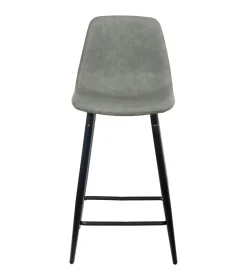 Barhocker DAVY 2er Set grau