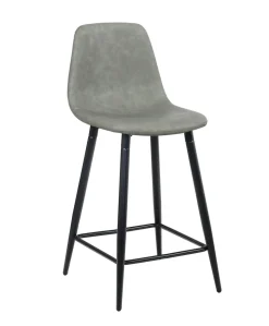 Barhocker DAVY 2er Set grau