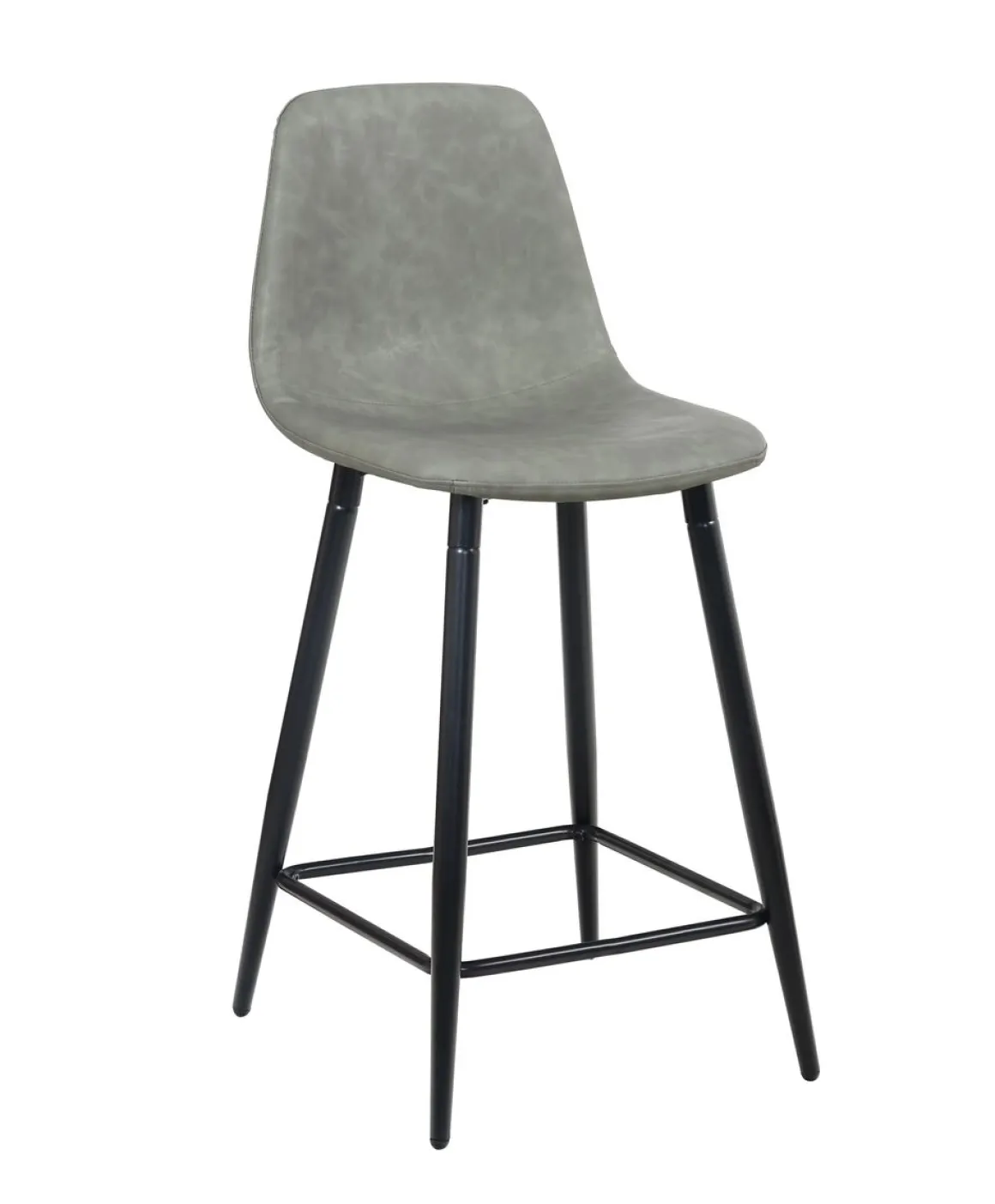 Barhocker DAVY 2er Set grau