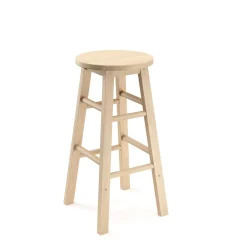 Barhocker Holz NORBERT 61 cm 2er Set natur | GONSER.CH