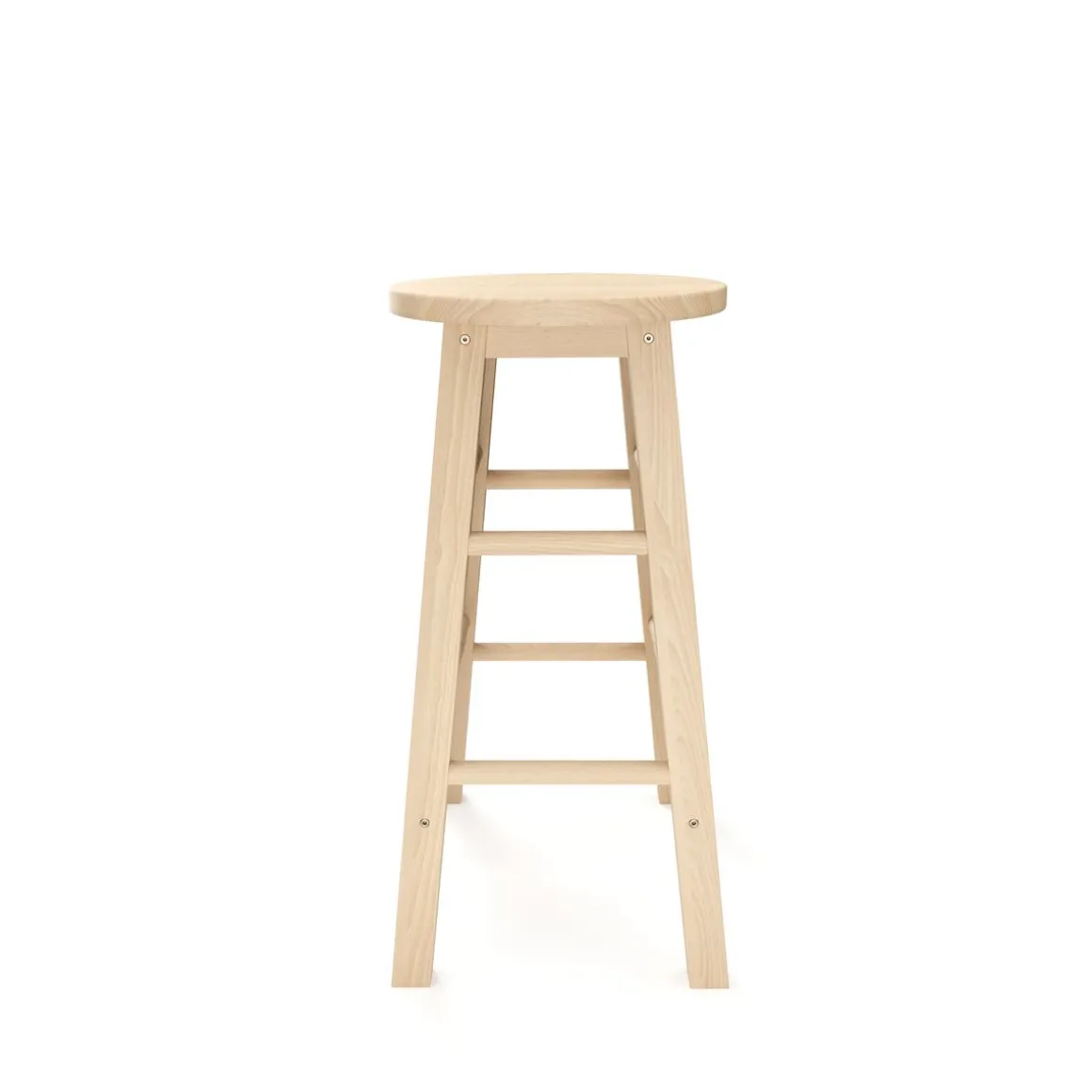 Barhocker Holz NORBERT 61 cm 2er Set natur | GONSER.CH