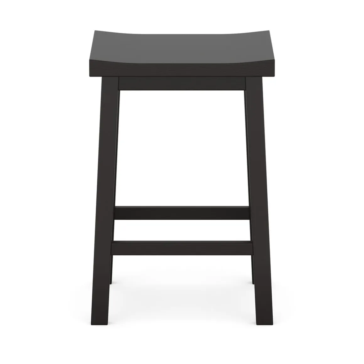 Barhocker Holz VELARI 2er Set schwarz