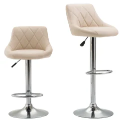 Barhocker JASPER 2er Set beige | GONSER.CH