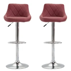 Barhocker JASPER 2er Set burgunderrot | GONSER.CH