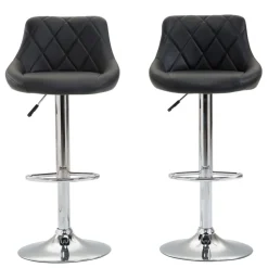 Barhocker JASPER 2er Set schwarz