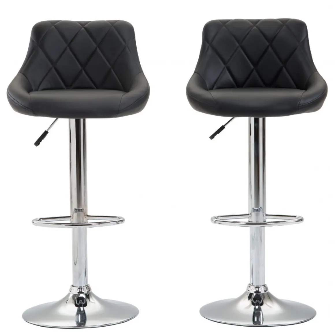 Barhocker JASPER 2er Set schwarz