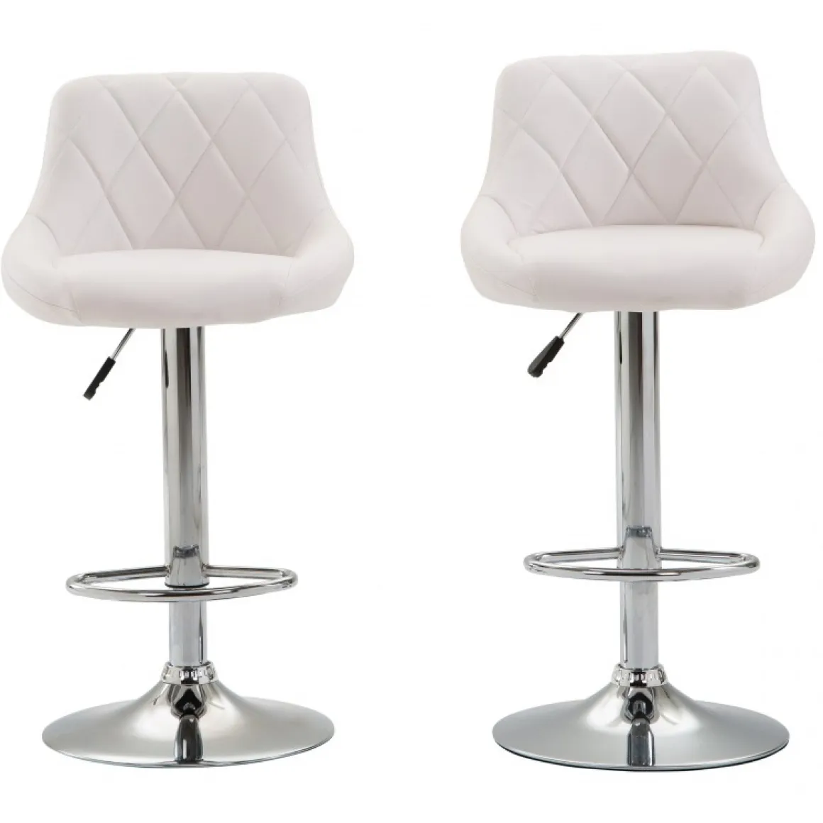 Barhocker JASPER 2er Set weiss