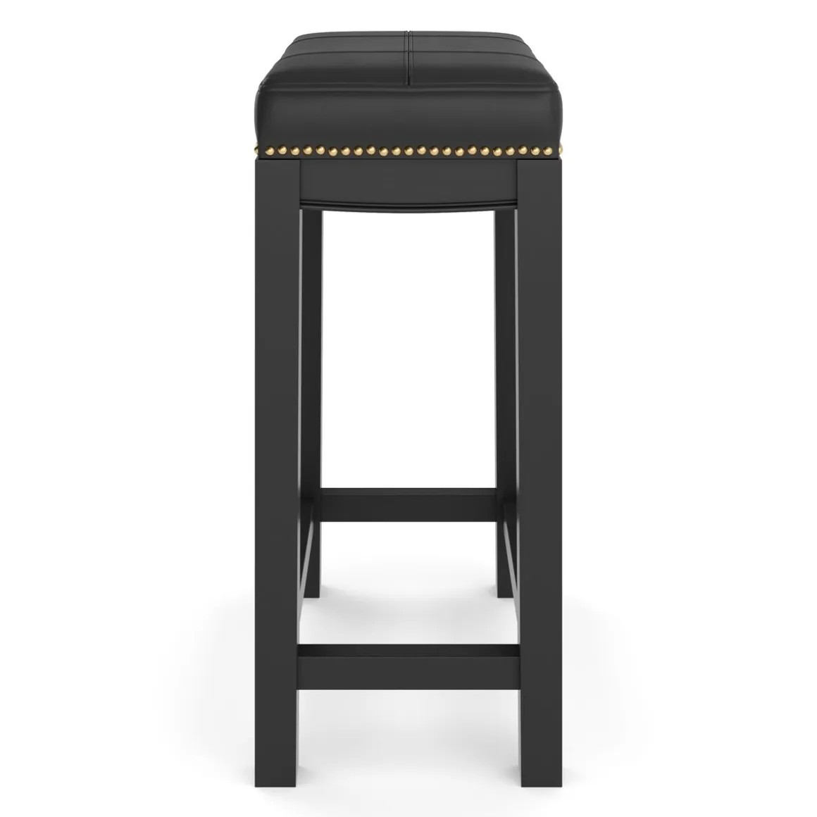 Barhocker Leder CASIMIRO schwarz | GONSER.CH