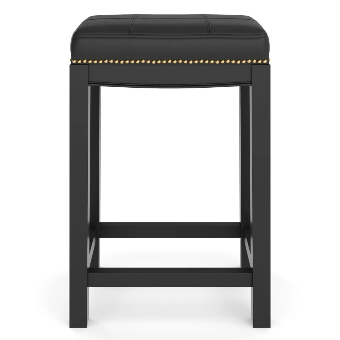 Barhocker Leder CASIMIRO schwarz | GONSER.CH