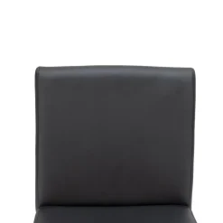 Barhocker Leder CORBY 2er Set schwarz