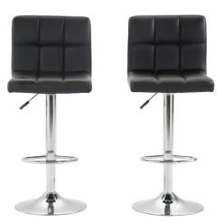 Barhocker LIMA 2er Set schwarz | GONSER.CH